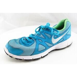 Nike Revolution 2 Youth Boys‎ Shoes Sz 4 M Blue Mesh Running